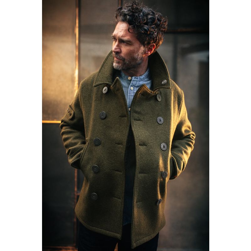 Green peacoat new arrivals