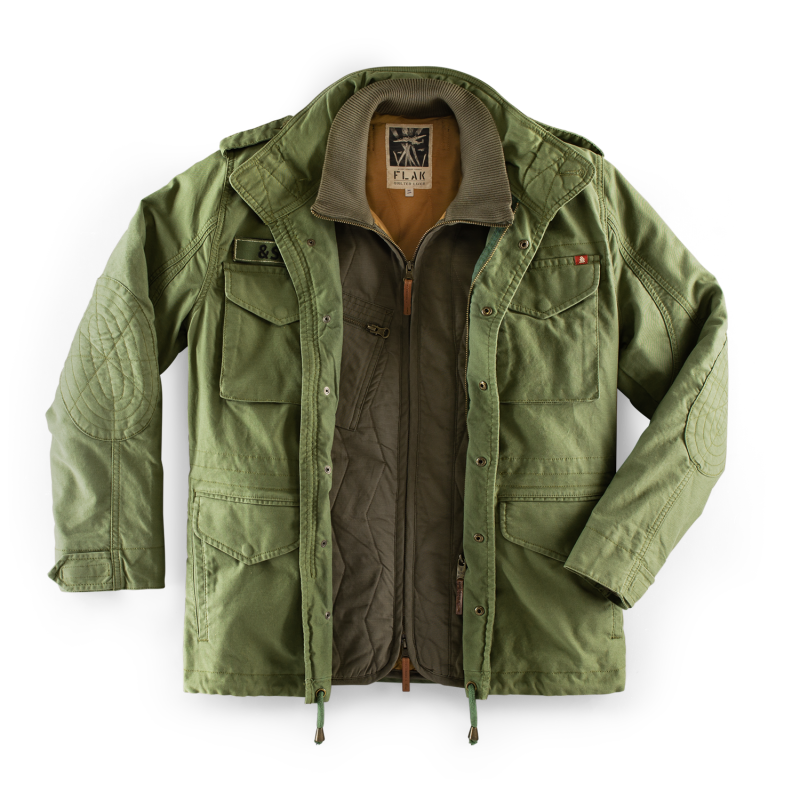 &Sons Flak Quilted Jacket Green image