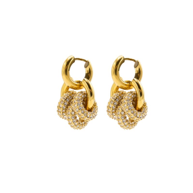 Sphere Harmony Trio Earrings - Gold image