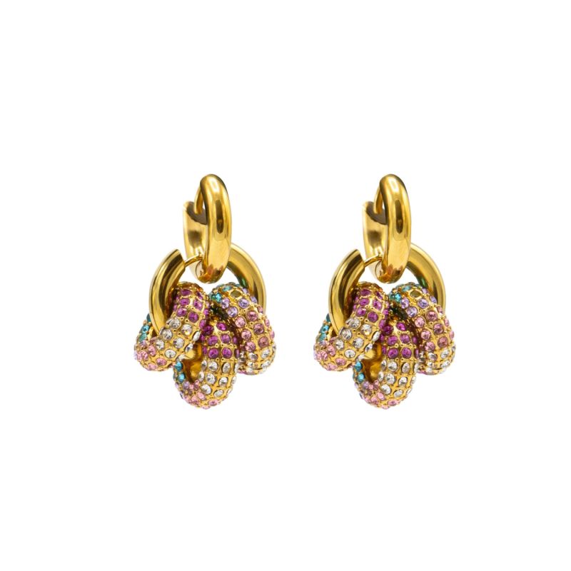 Sphere Harmony Trio Earrings - Multicolor image