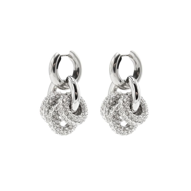 Sphere Harmony Trio Earrings - Silver image