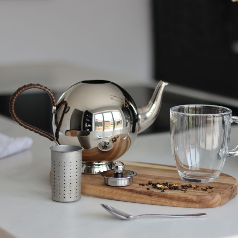 Spheres Tea Infuser Large Wicker Handle image