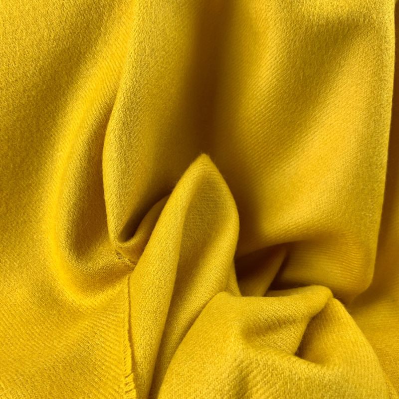 Yellow Classic Premium Baby Alpaca Throw image