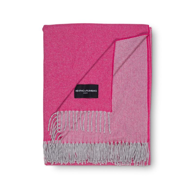 Love Stories 100% Cashmere Blanket - Cerise image