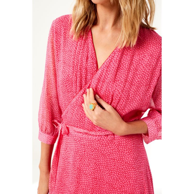 Essie Dress Pink Organic Print image