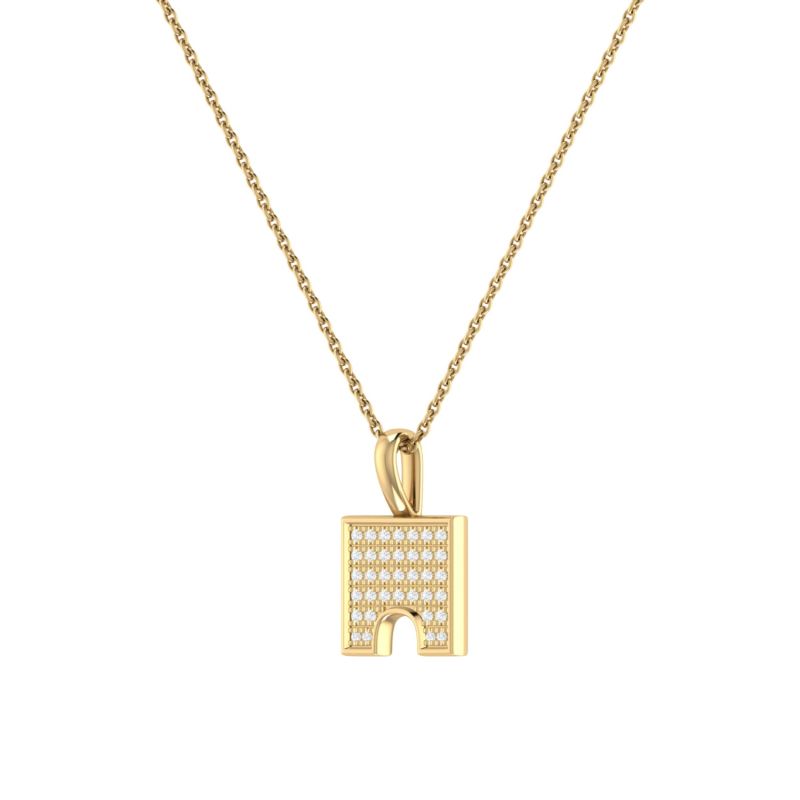 City Arches Pendant In 14 Kt Yellow Gold Vermeil On Sterling Silver image