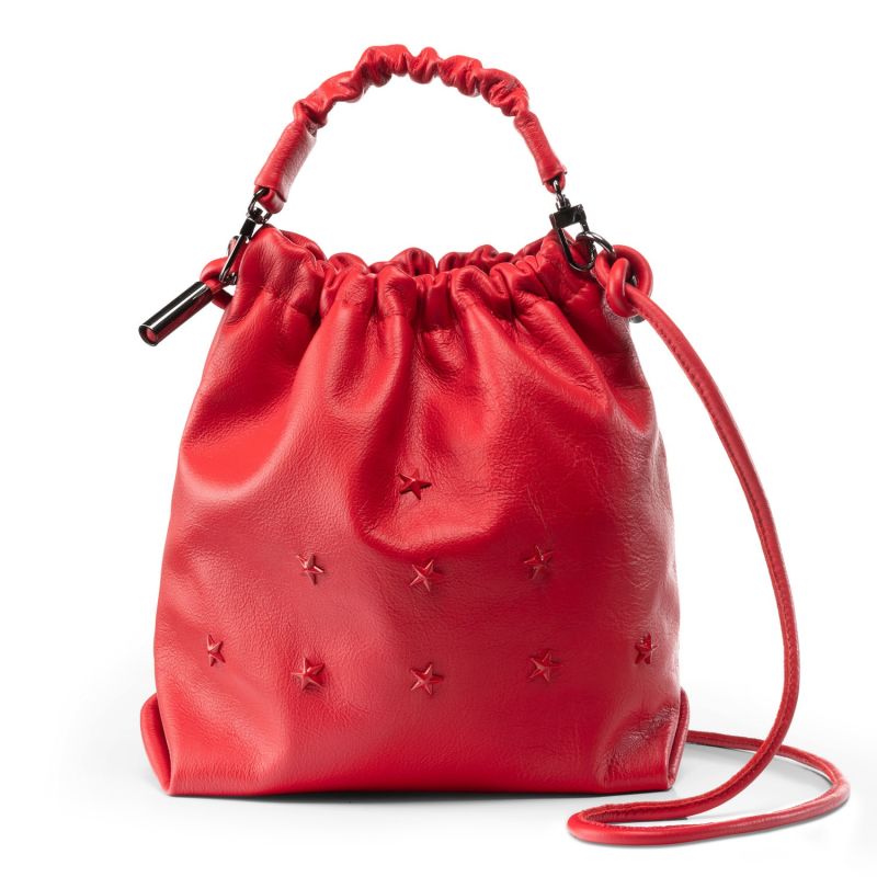 Star Crossbody Handbag In Bright Red image