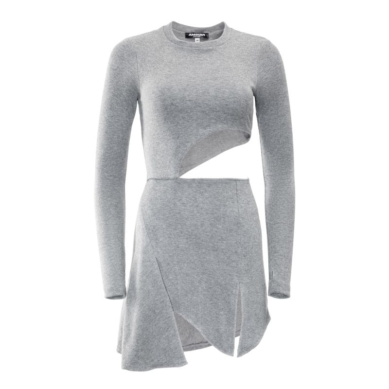 Stella Dress-Heather Grey image