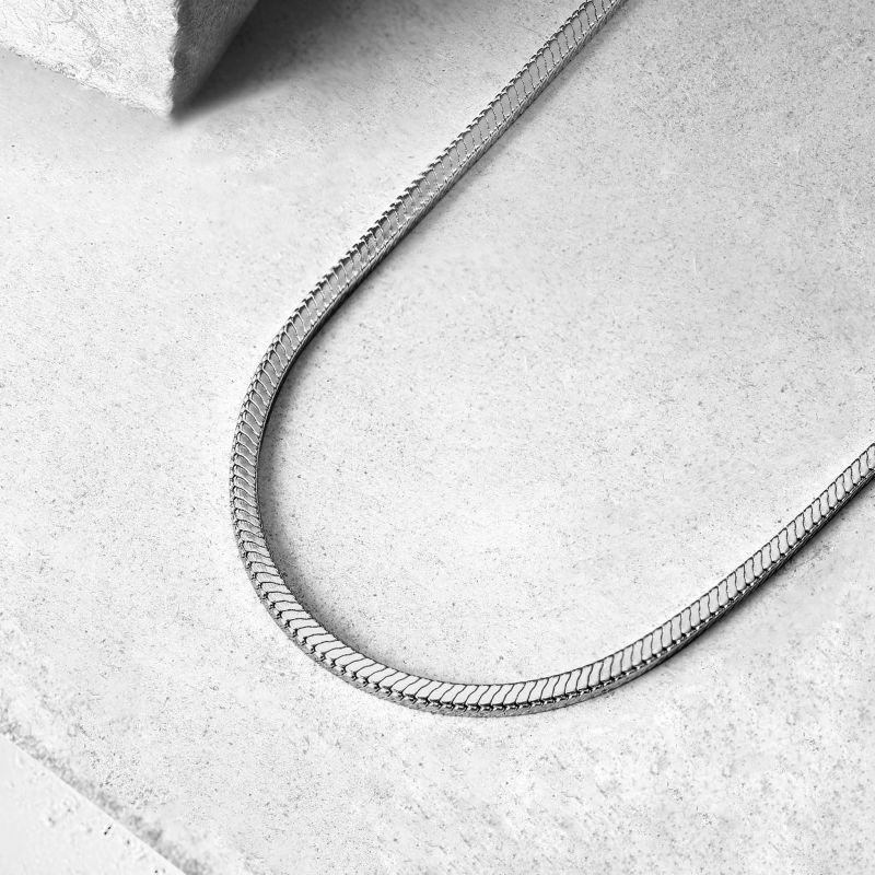 Sterling Silver Snake Chain - Silver image