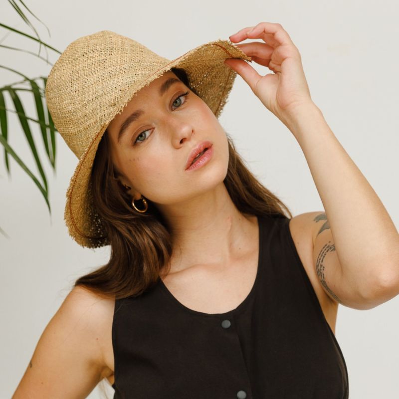 Straw Hand Crafted Summer Hat image