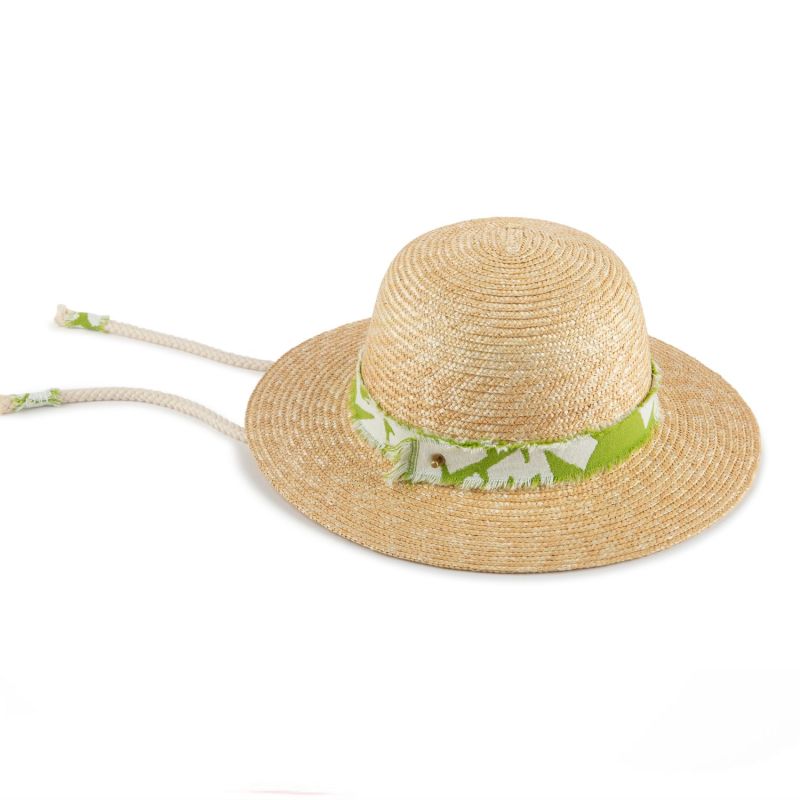 Stylish Straw Hat With Laces image