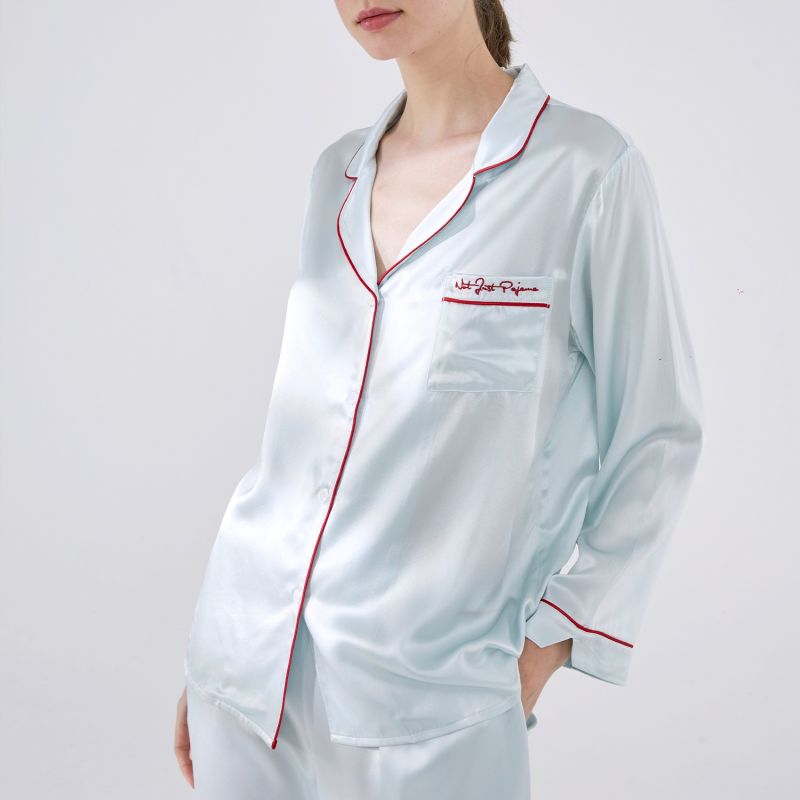 Not Just Pajama | Love Embroidery Midsummer Afternoon Long Pajama Set image