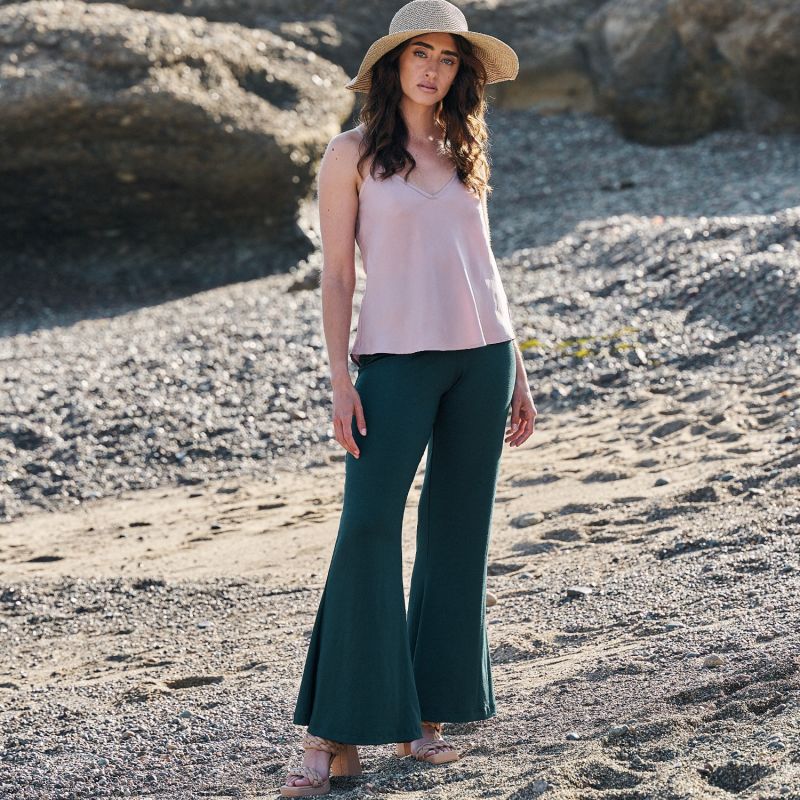 Dark Green Bamboo Flares image