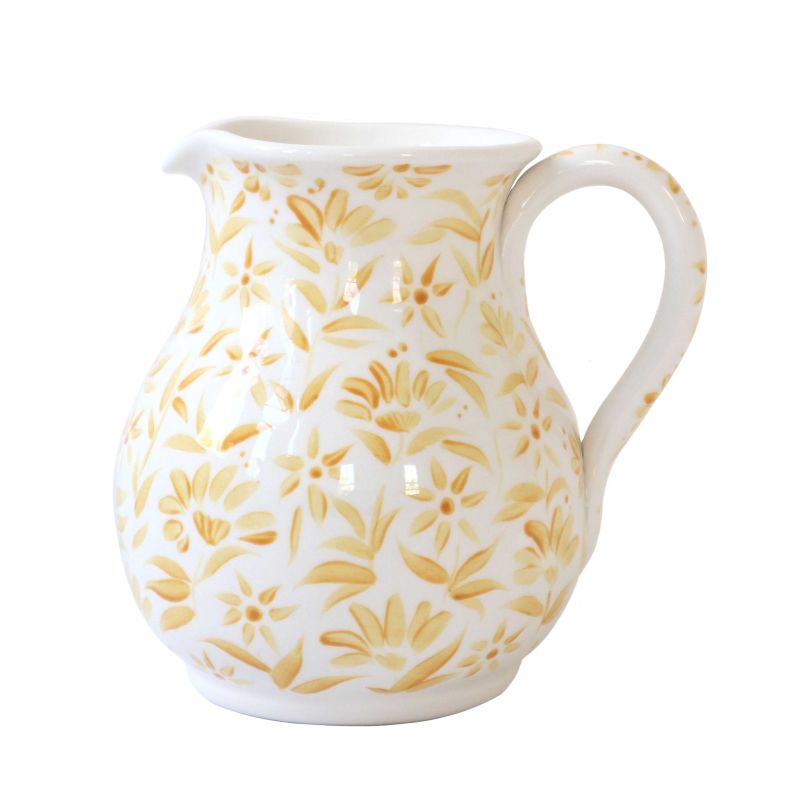 Sunburst Flowers Jug - Yellow image