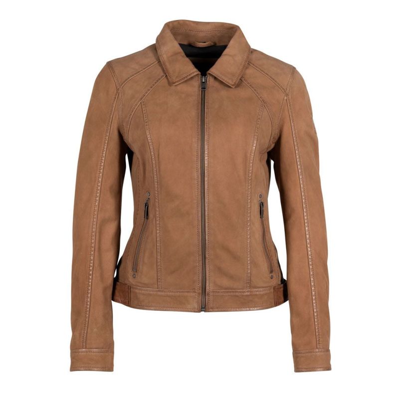 Sunny Rf Leather Jacket, Cognac image