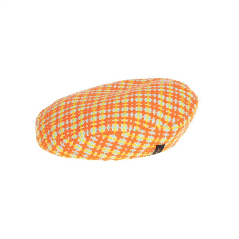 Sunny-Tweed Cotton Beret Hat image