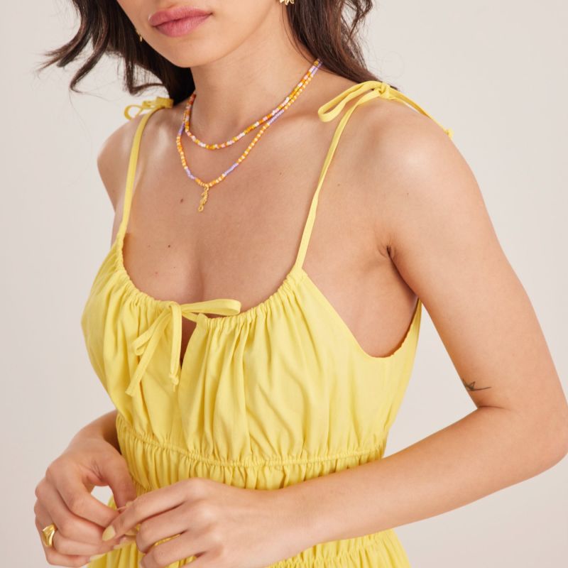 Sunshine Cotton Dress - Yellow image