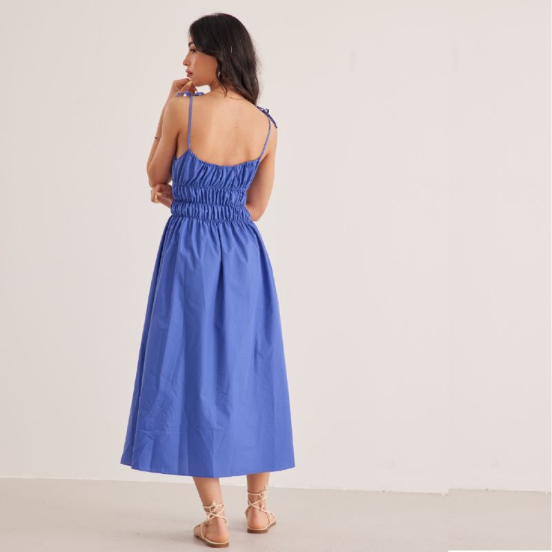 Sunshine Indigo Cotton Dress image