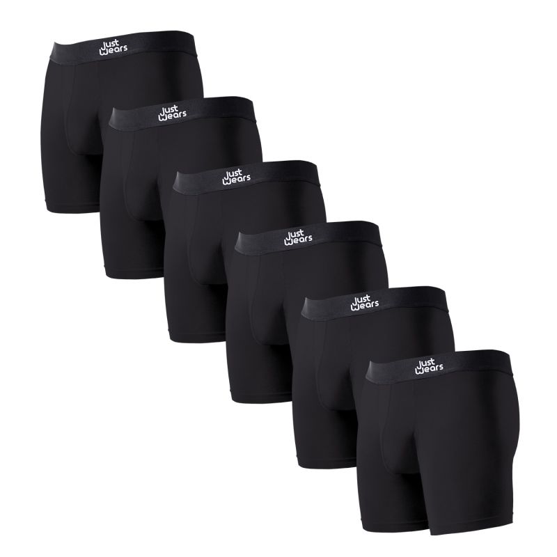 Super Soft Boxer Briefs AntiChafe & No Ride Up Design Six Pack