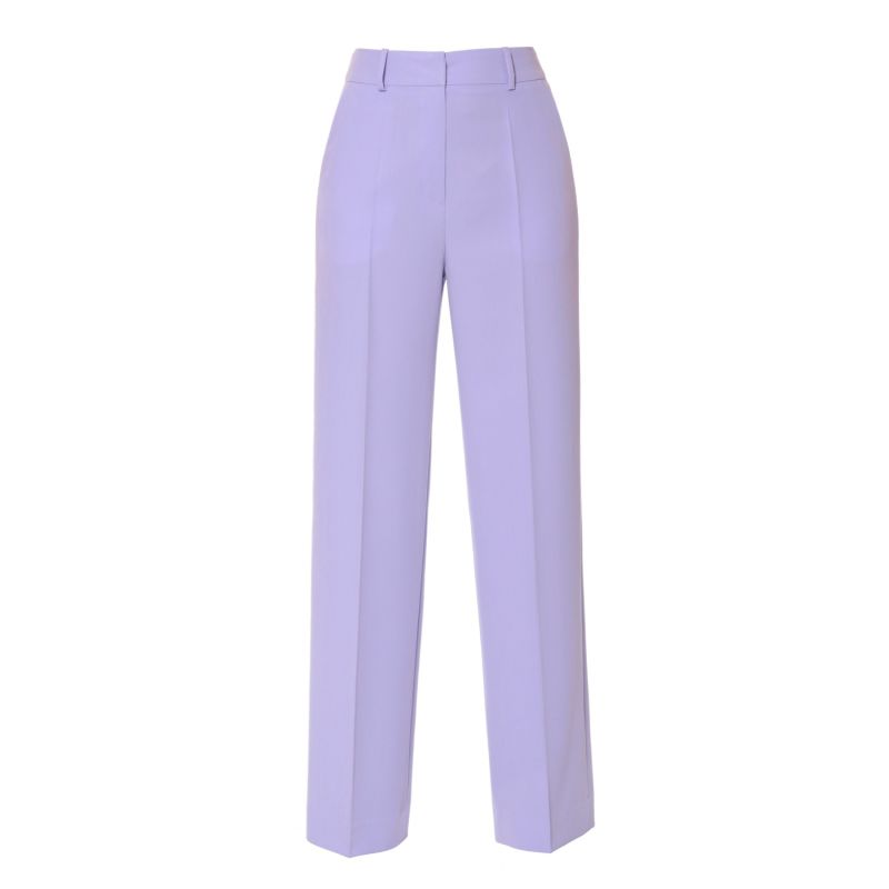 Suzie Lavender High Waist Wide Leg Trousers AGGI by HALEWSKI Wolf & Badger