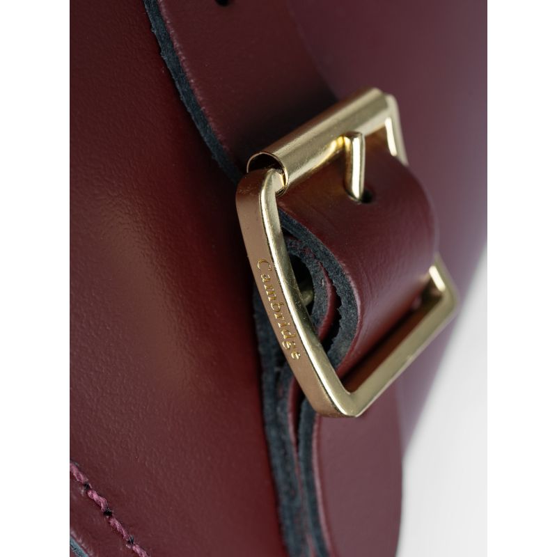 The Messenger Backpack - Oxblood & Navy | The Cambridge Satchel Co ...