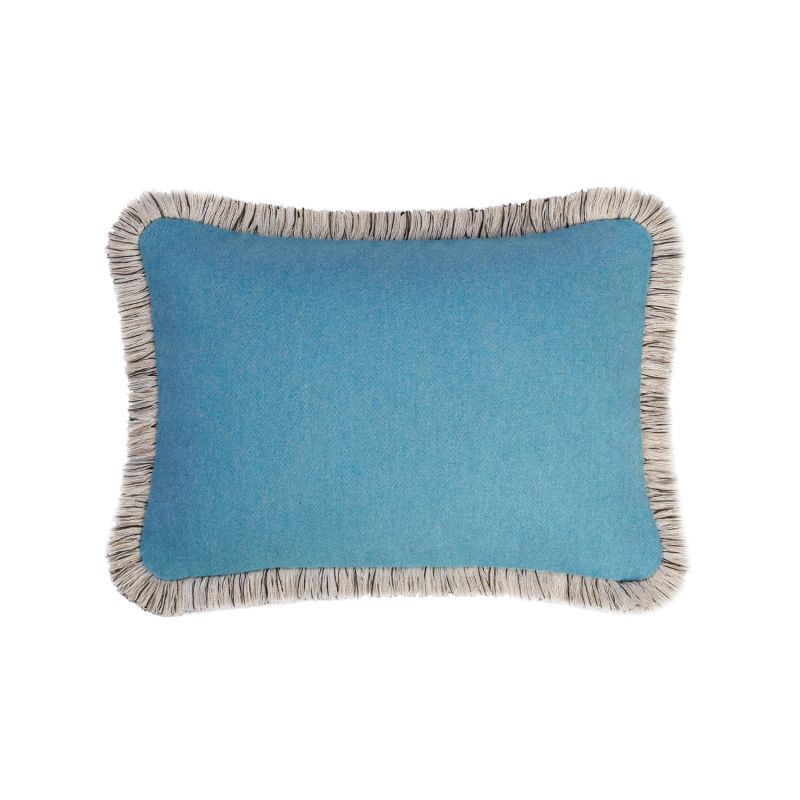 Artic Wool Cushion - Blue image