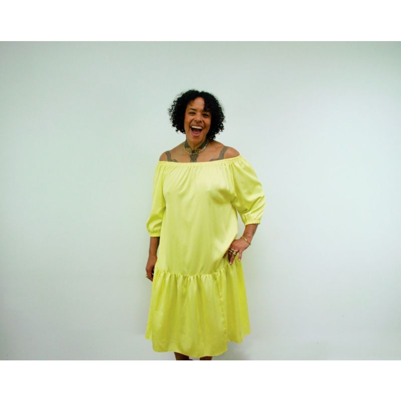 Ausus - Sherbet Yellow Maxi Dress image