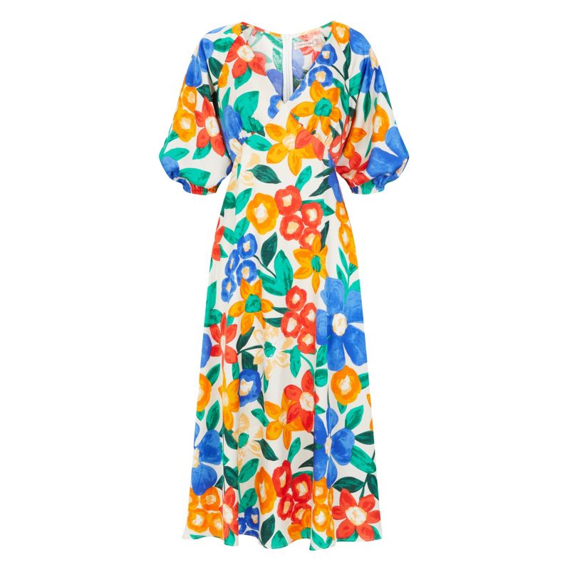 Multicolour Floral Gloria Dress | Traffic People | Wolf & Badger