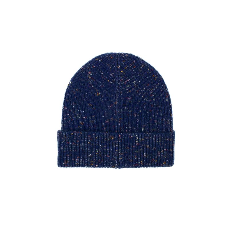 The Embroidered Beanie In Deep Lagoon Navy image