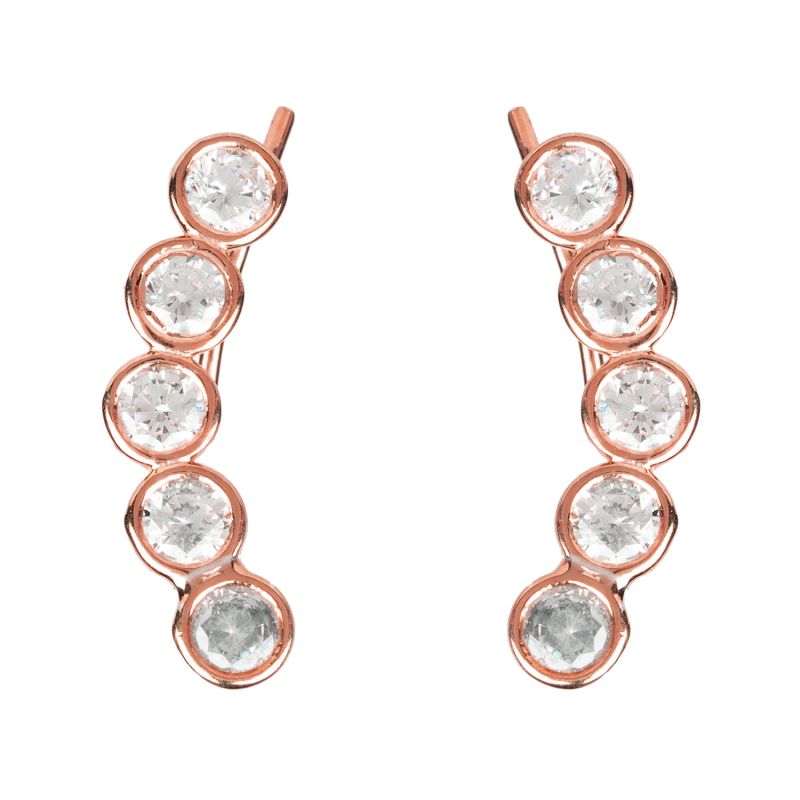 Bubble Ear Climber Pair Rosegold image