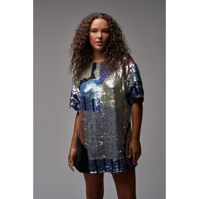 Lexi T-Shirt Sequin Dress image