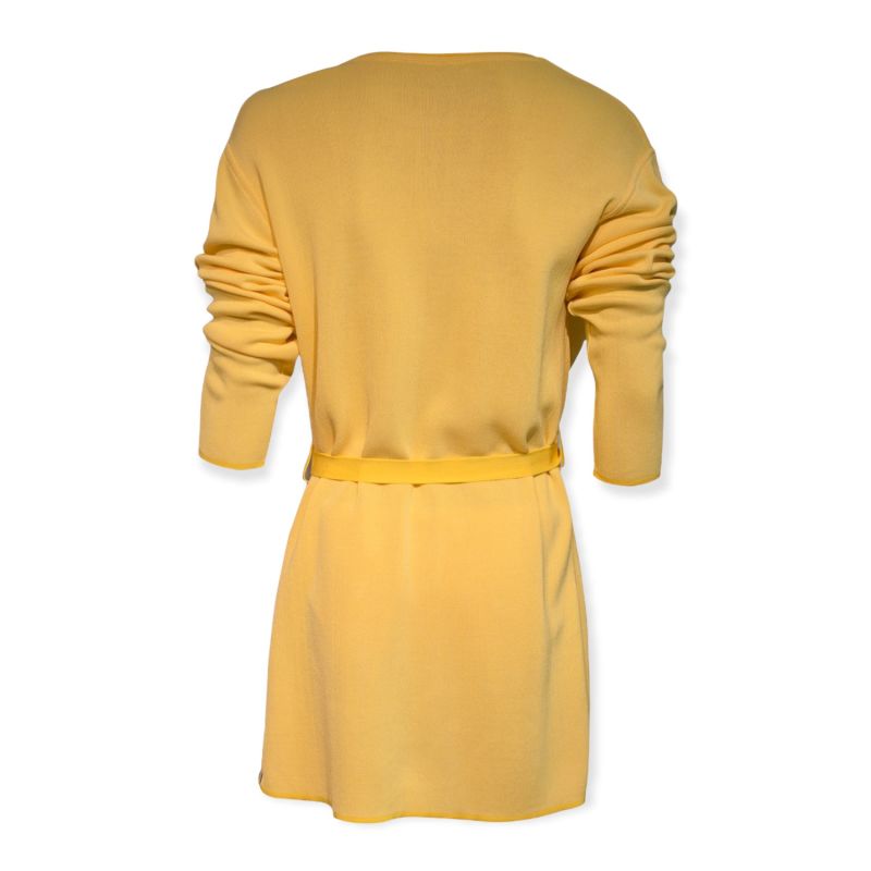 Play Knit Kaftan Robe - Yellow image