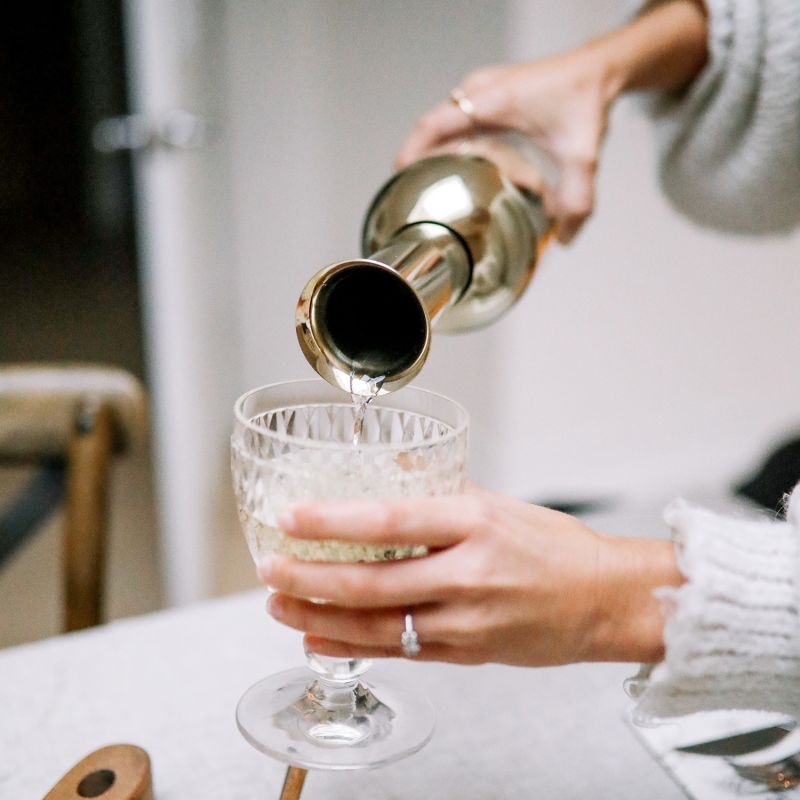 Eto Gold Mirror Finish Wine Decanter eto Wolf & Badger