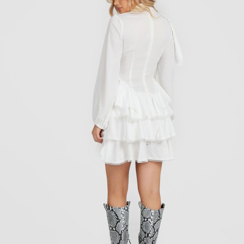 Paley Dress White image