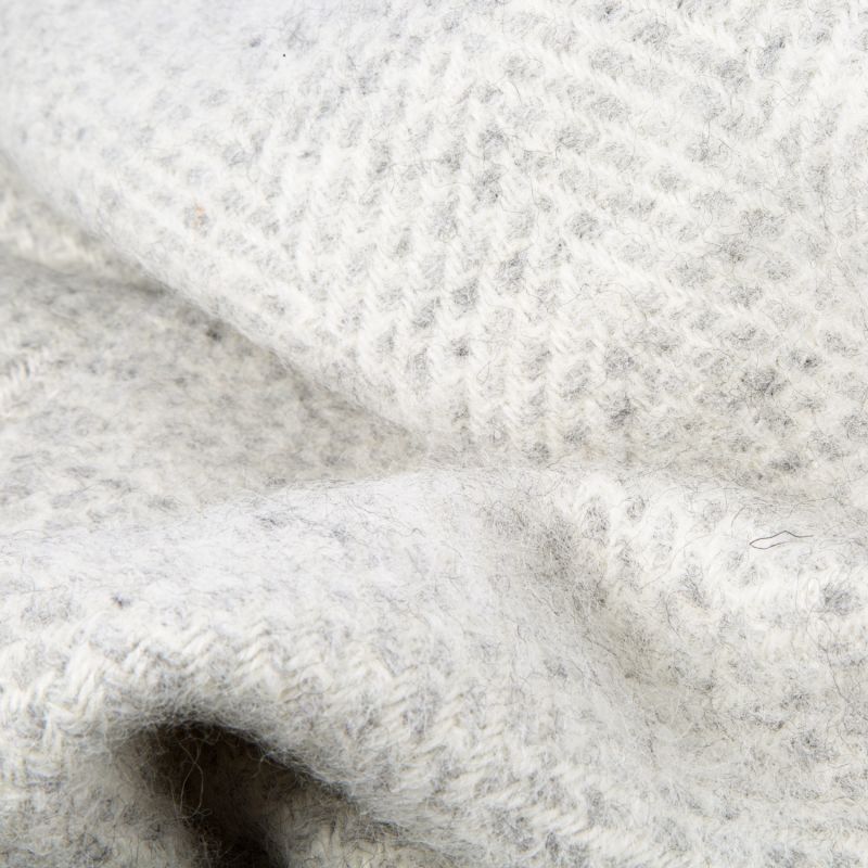 Evening Tales Pure New Wool Blanket - Fluffy - Grey image