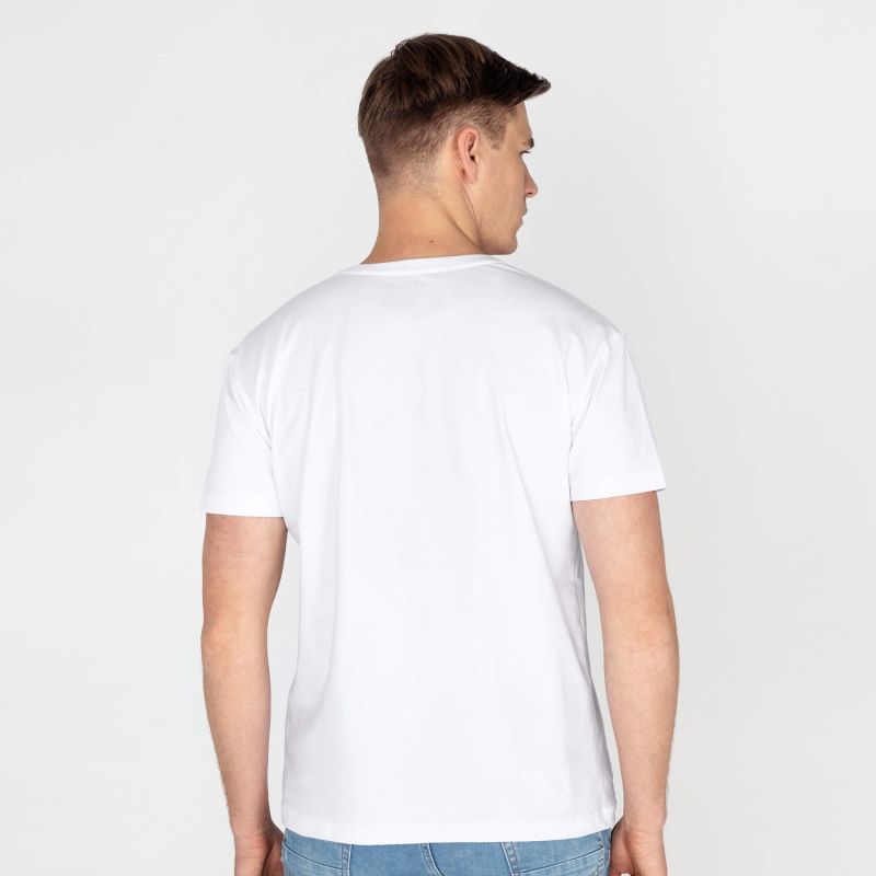 Men's V-Neck T-Shirt - White