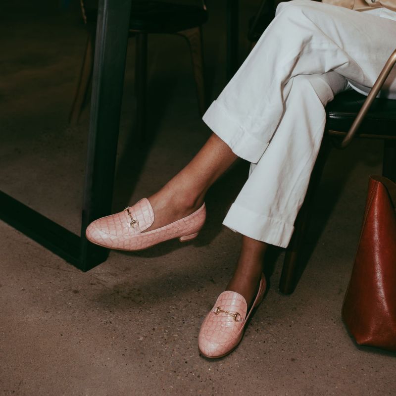 Katherine H Pink Patent Leather Loafer image