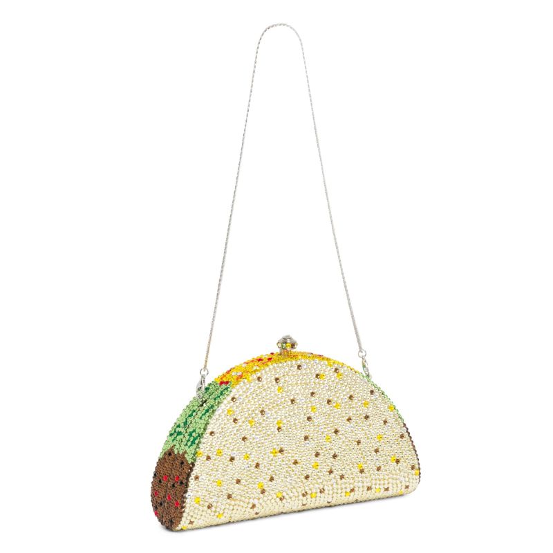 Taco Tuesday Rhinestone Clutch image