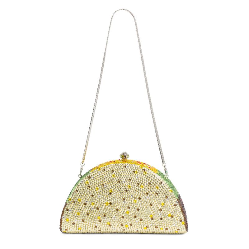 Taco Tuesday Rhinestone Clutch image