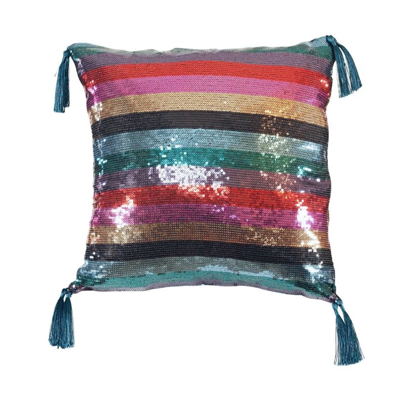 Rainbow Sequin Pillow image