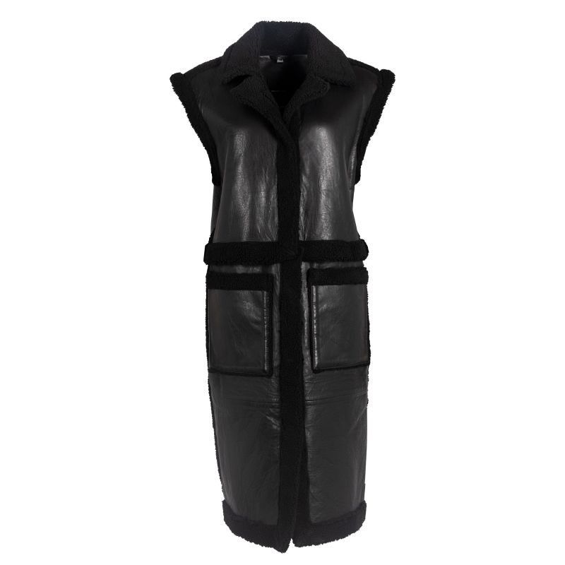 Tali Cf Leather Jacket, Black image