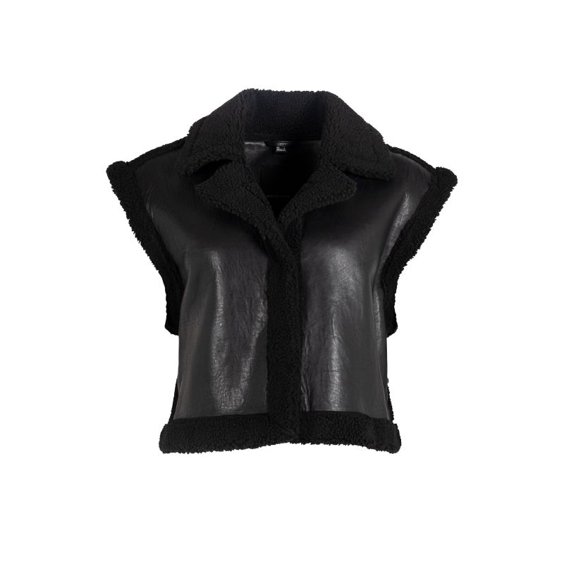 Tali Cf Leather Jacket, Black image