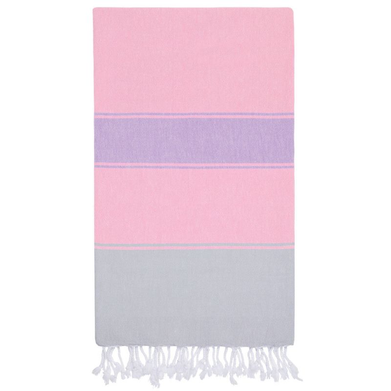 Talia Hammam Towel - Ice / Light Pink image