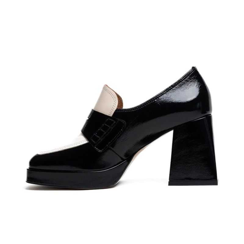 Tamara - Black & White - Women's Designer Heels image