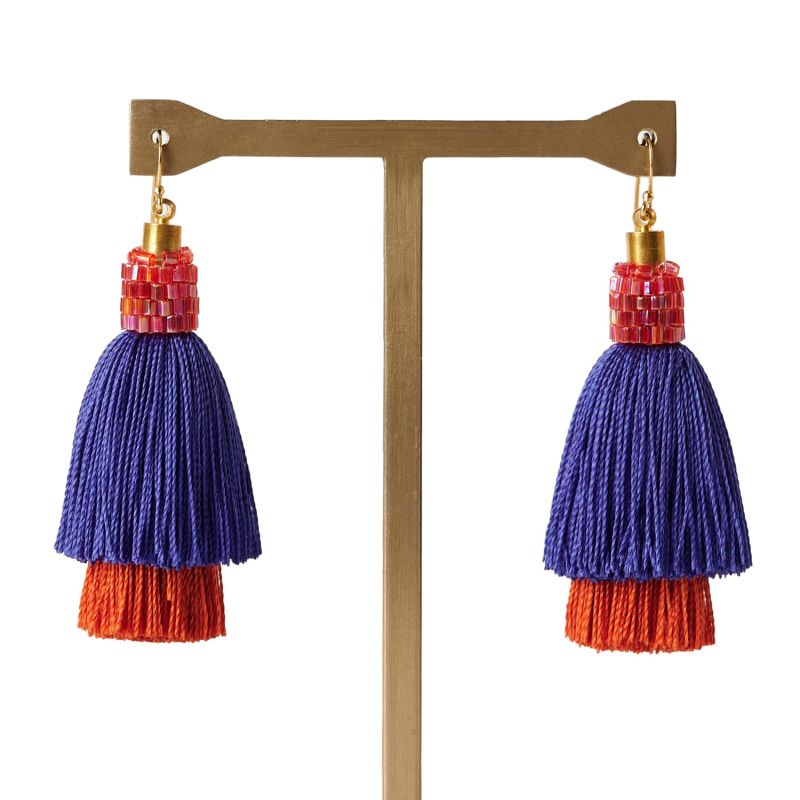 Tassel Earrings - Autumn image