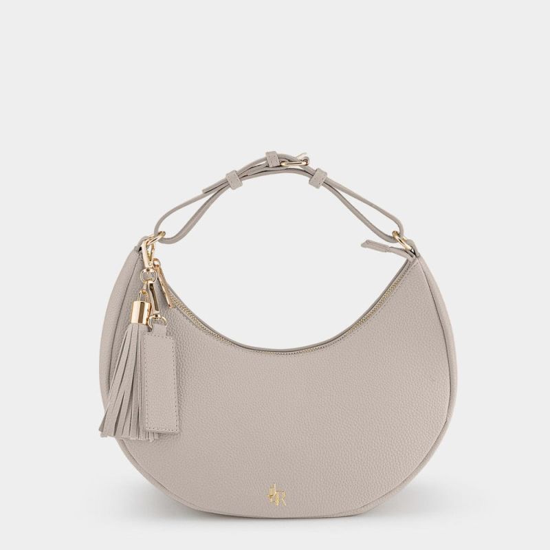 Rudy Midi Half Moon Bag - Taupe image