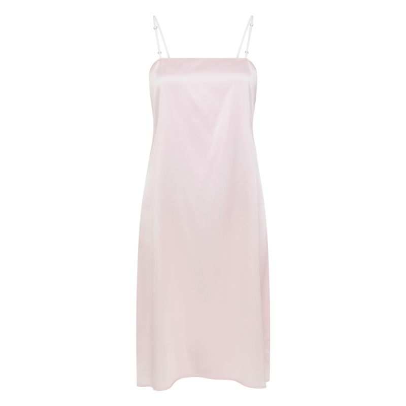 Bow Belle Silk Cloud Puff Dress - White image