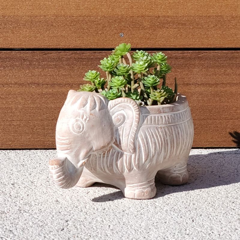 Terracotta Pot - Elephant image