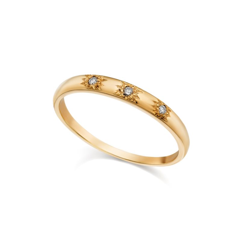 Gold Estelle Diamond Ring image