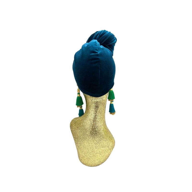 Teal Mini Dorado Turban image